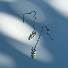 Load image into Gallery viewer, ALIGN WITH SOURCE SILVER THREADER EARRINGS
