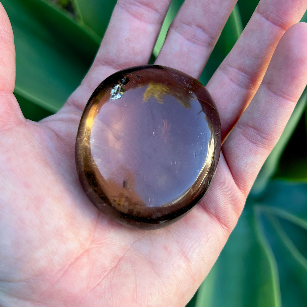 SMOKY QUARTZ PALM STONES