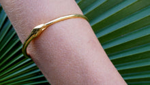 Load image into Gallery viewer, OUROBOROS SILVER BANGLE
