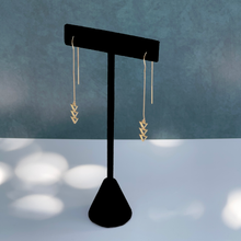 Load image into Gallery viewer, ALIGN WITH SOURCE GOLD THREADER EARRINGS
